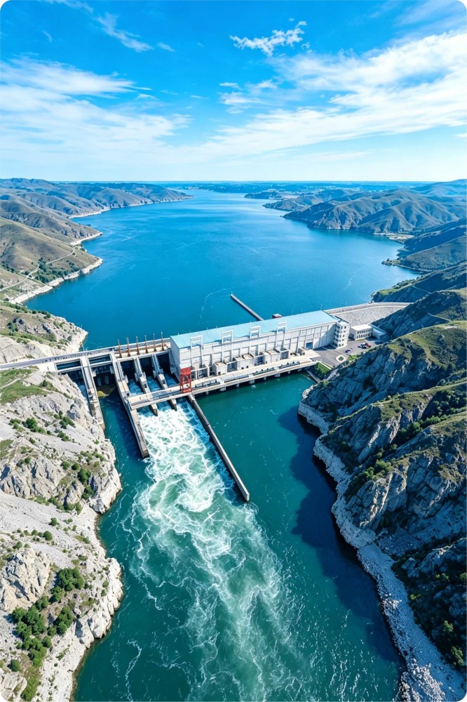 四川雅砻江牙根一级水电站