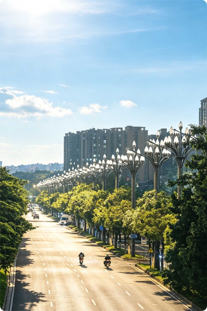 江苏如东市政路灯